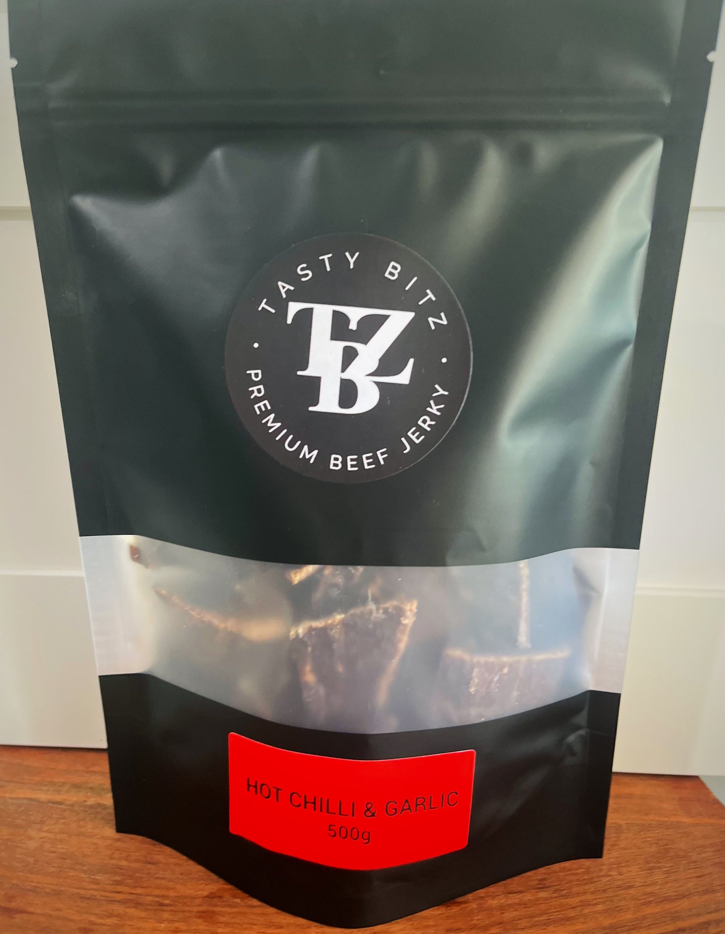 Tastybitz Hot Chilli & Garlic Beef Jerky