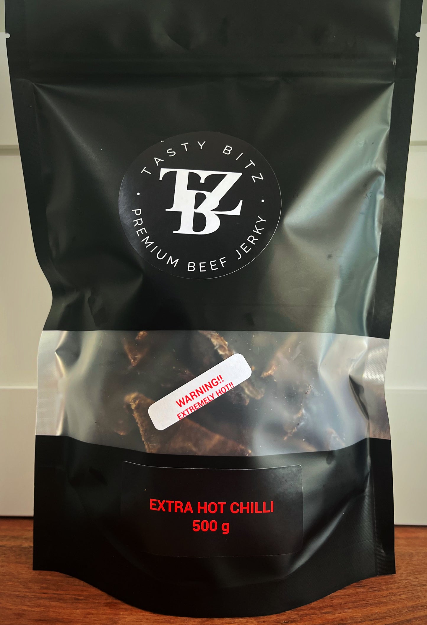 Tastybitz Extra Hot Chilli Beef Jerky